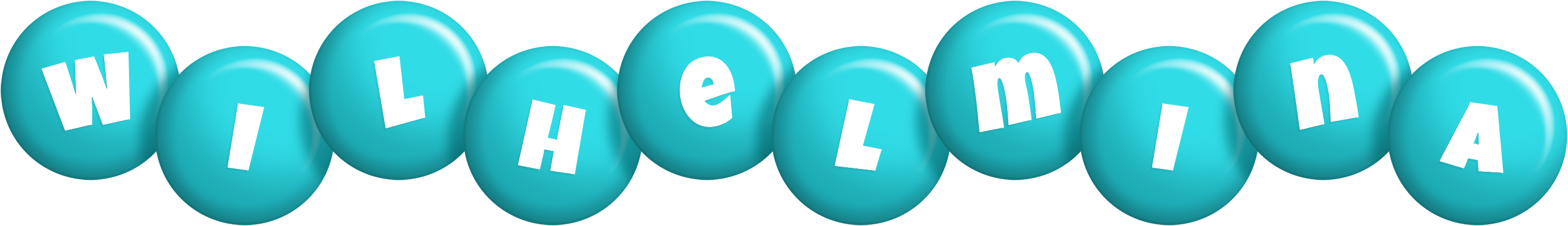 Wilhelmina candy-azur logo