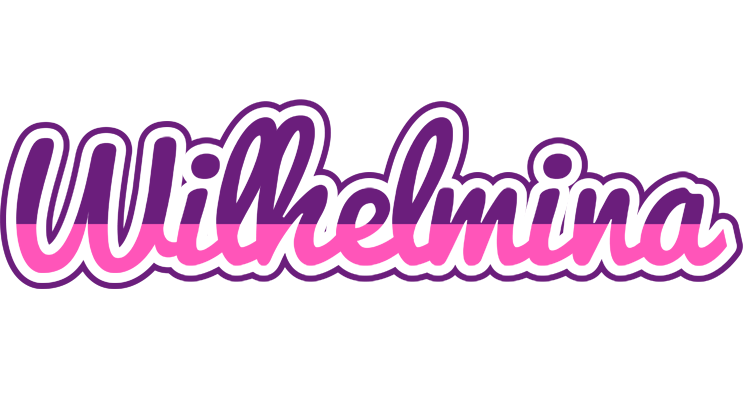 Wilhelmina cheerful logo