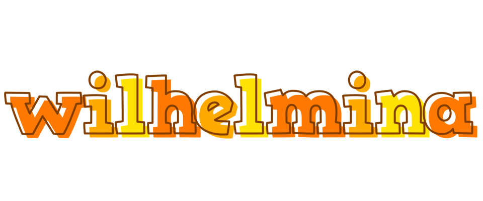 Wilhelmina desert logo