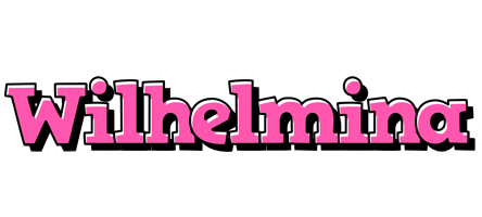 Wilhelmina girlish logo