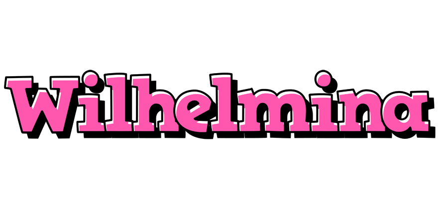 Wilhelmina girlish logo