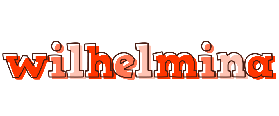 Wilhelmina paint logo