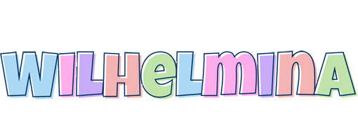 Wilhelmina pastel logo