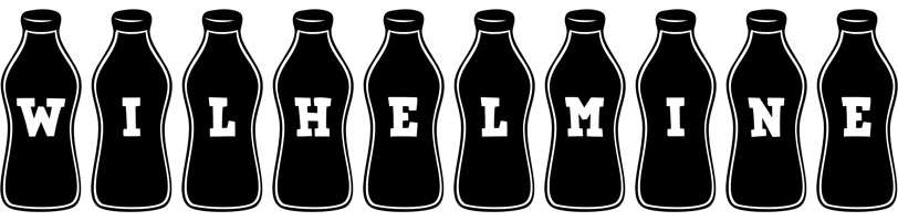 Wilhelmine bottle logo