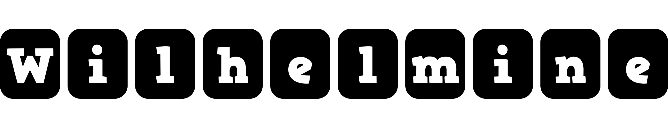 Wilhelmine box logo
