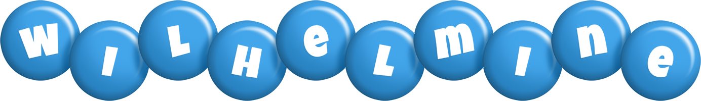 Wilhelmine candy-blue logo