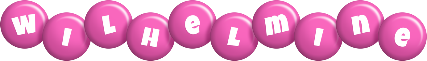Wilhelmine candy-pink logo