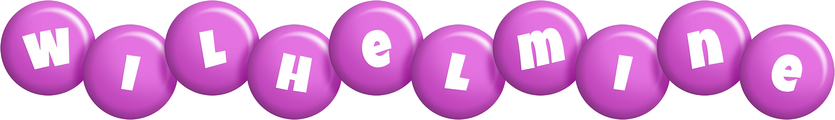 Wilhelmine candy-purple logo