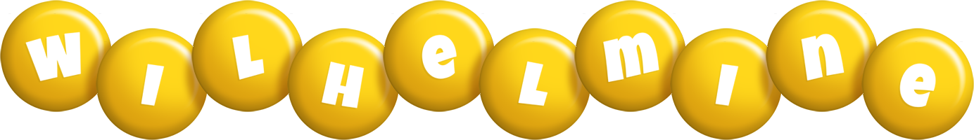 Wilhelmine candy-yellow logo