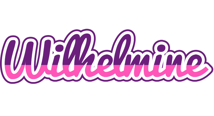 Wilhelmine cheerful logo