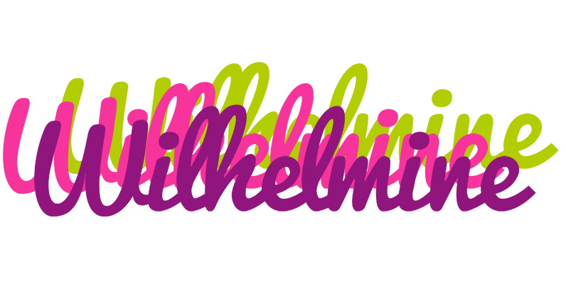 Wilhelmine flowers logo