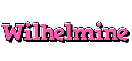 Wilhelmine girlish logo