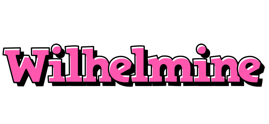 Wilhelmine girlish logo