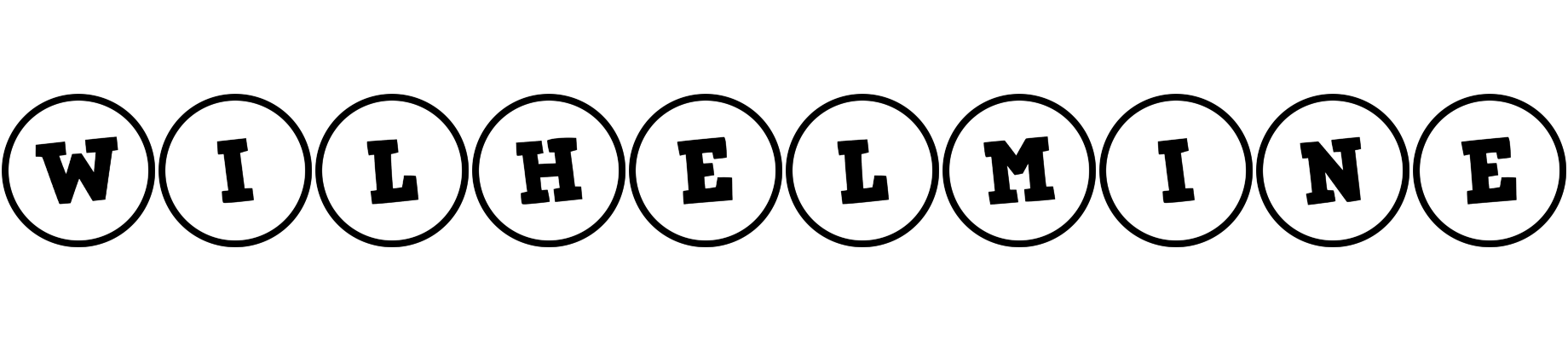 Wilhelmine handy logo