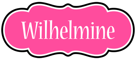 Wilhelmine invitation logo