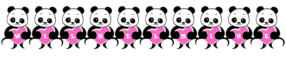 Wilhelmine love-panda logo