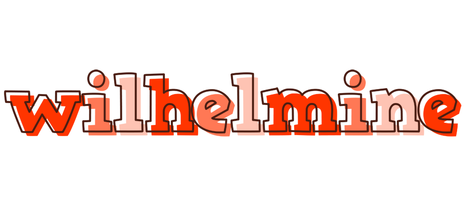 Wilhelmine paint logo