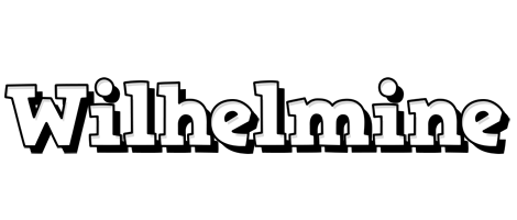 Wilhelmine snowing logo