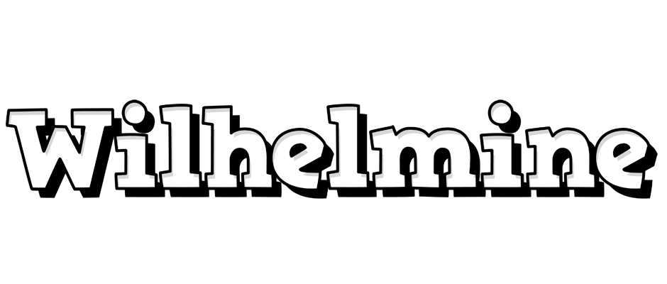 Wilhelmine snowing logo
