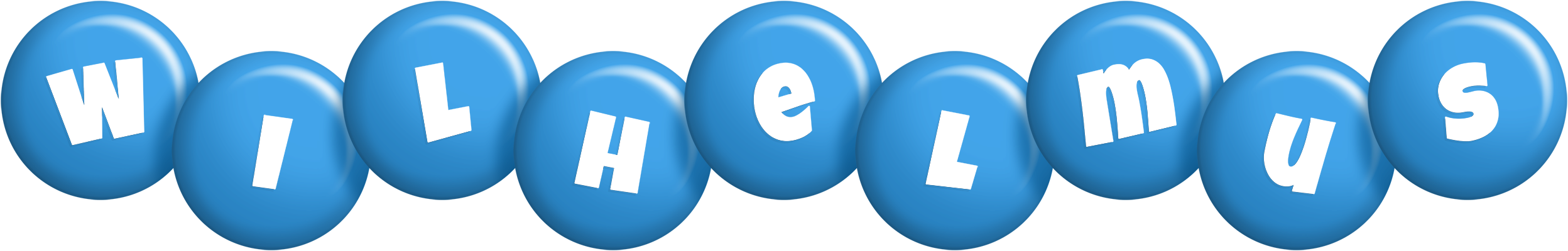 Wilhelmus candy-blue logo