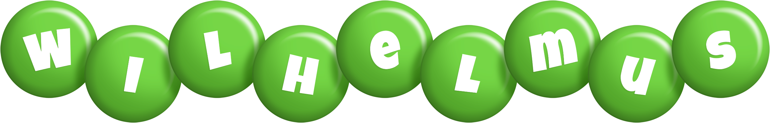 Wilhelmus candy-green logo