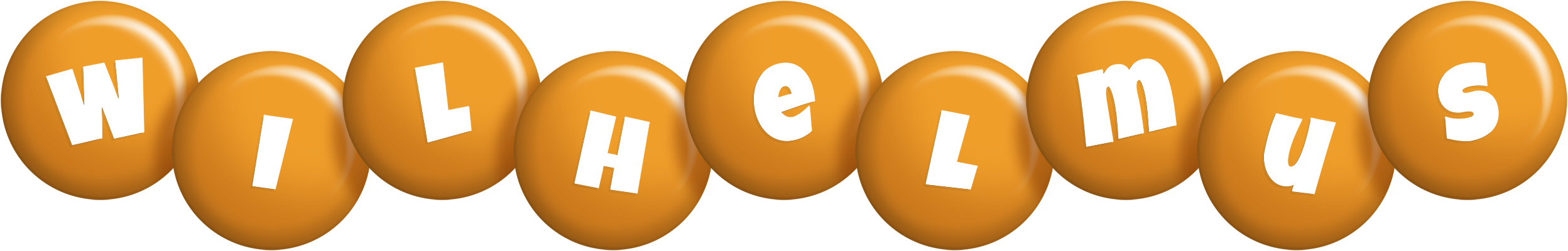 Wilhelmus candy-orange logo