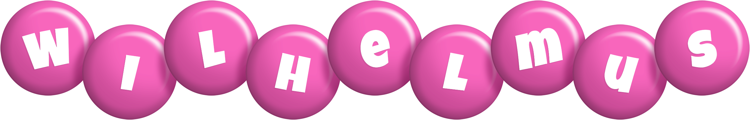 Wilhelmus candy-pink logo