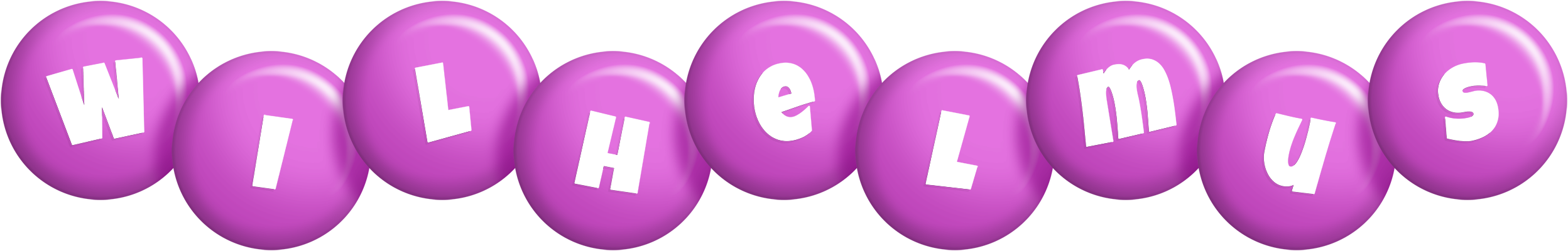 Wilhelmus candy-purple logo