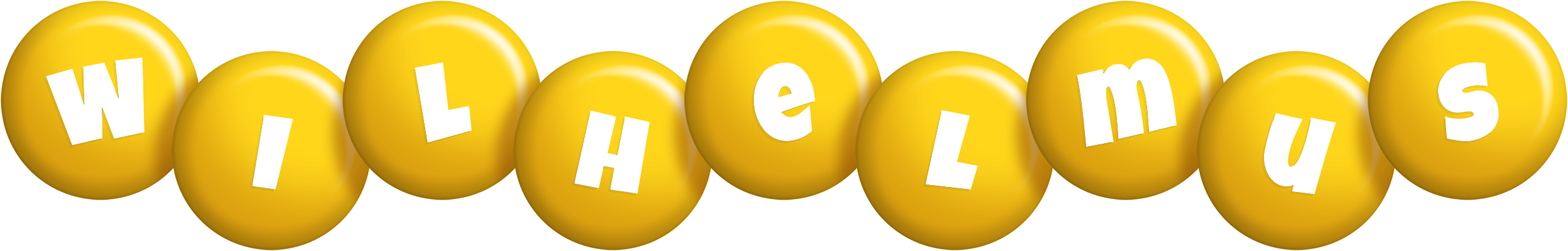Wilhelmus candy-yellow logo