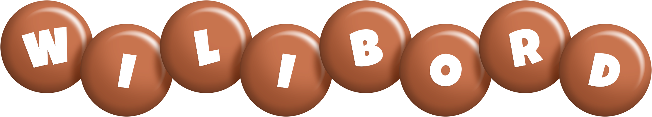 Wilibord candy-brown logo