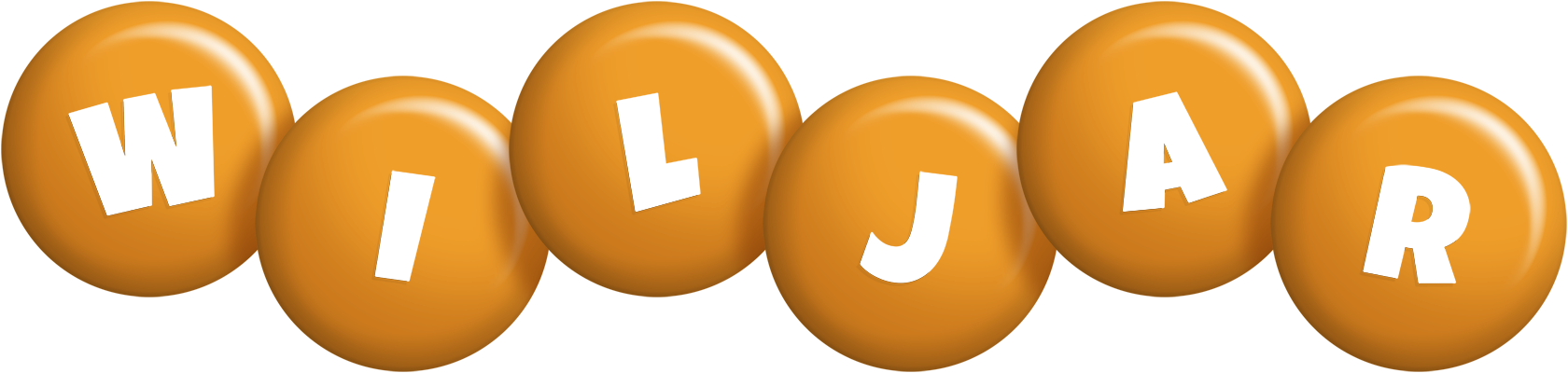 Wiljar candy-orange logo