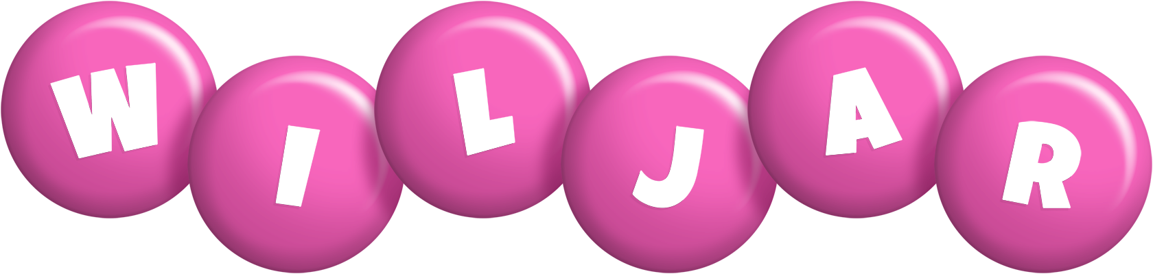 Wiljar candy-pink logo
