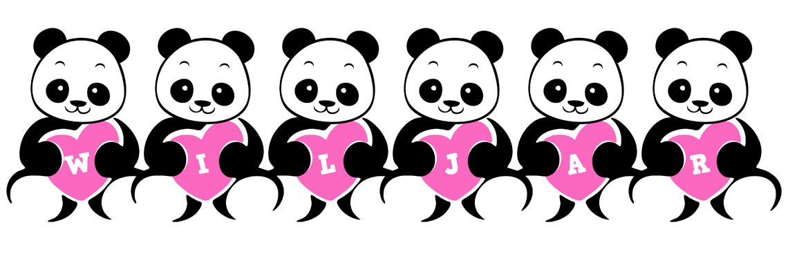 Wiljar love-panda logo