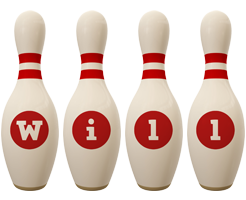 Will bowling-pin logo