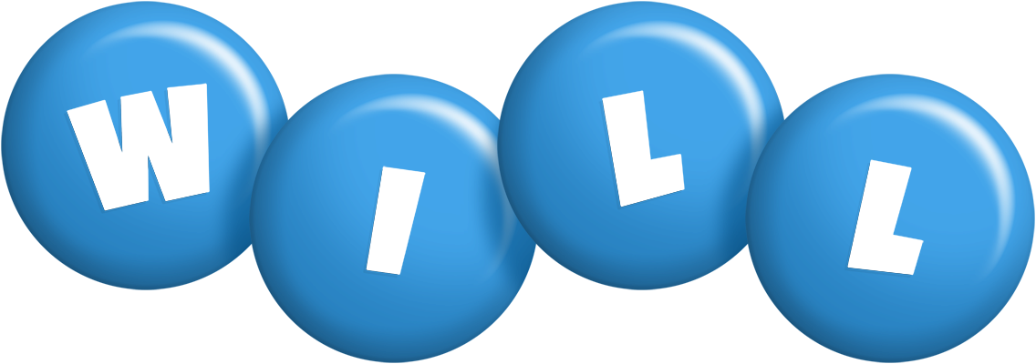 Will candy-blue logo