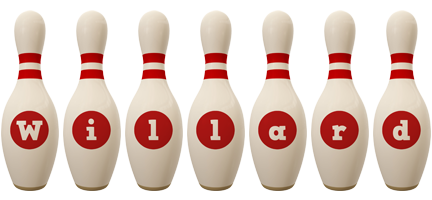 Willard bowling-pin logo