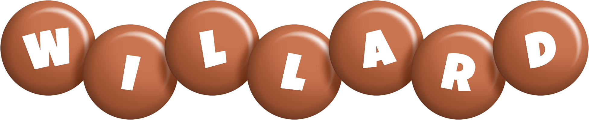 Willard candy-brown logo