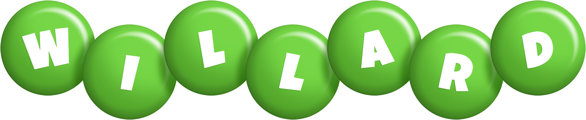 Willard candy-green logo