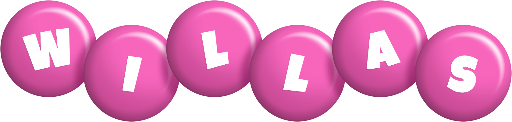Willas candy-pink logo