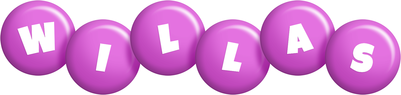 Willas candy-purple logo