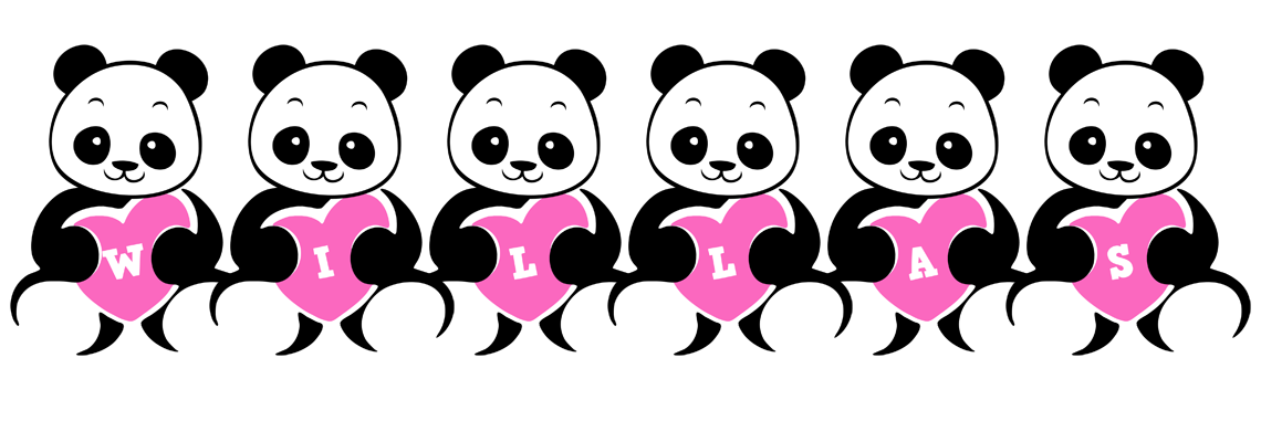 Willas love-panda logo