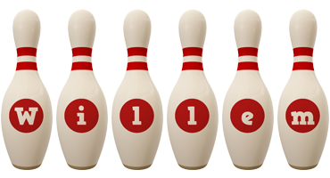 Willem bowling-pin logo