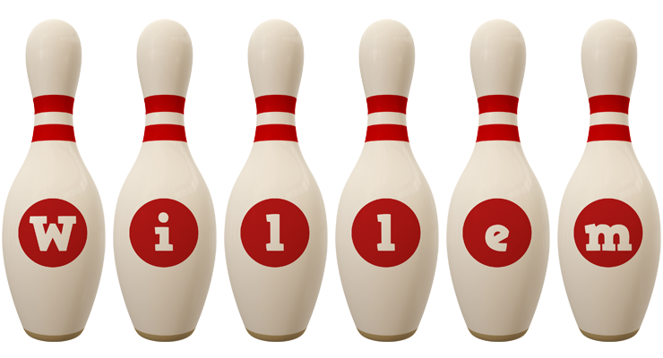 Willem bowling-pin logo