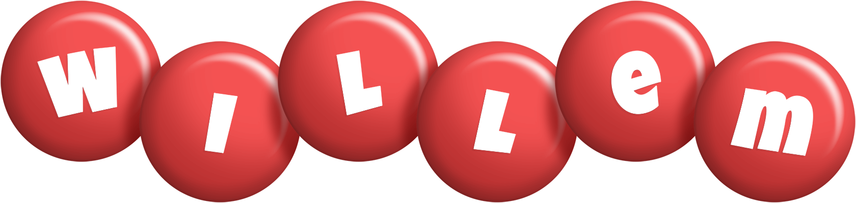 Willem candy-red logo