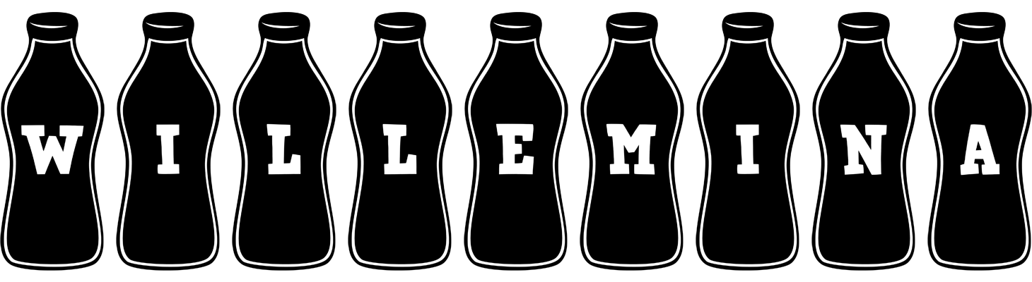 Willemina bottle logo