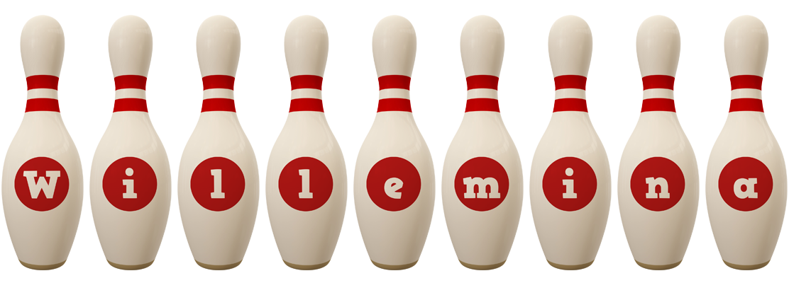Willemina bowling-pin logo
