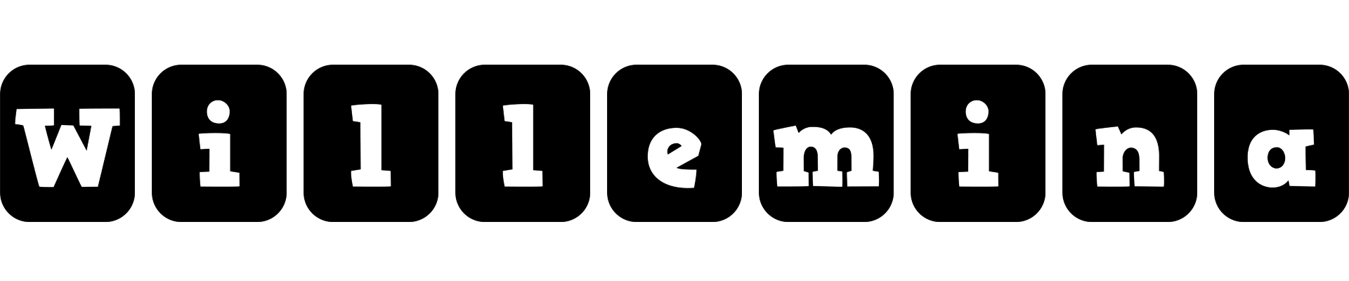 Willemina box logo
