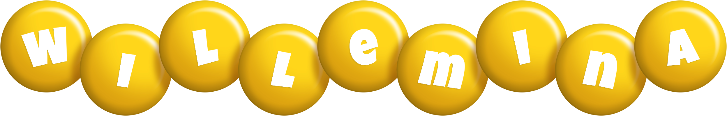 Willemina candy-yellow logo