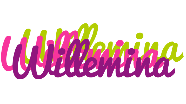 Willemina flowers logo