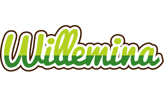 Willemina golfing logo
